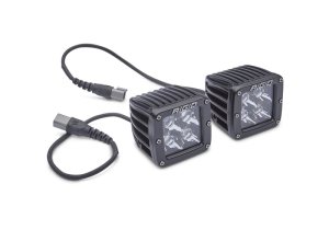 Ford F-150 Raptor LED Fog Light Kit - Ford Racing - Off-Road, Includes 2 Ford Performance Lens Covers, 4 RIGID Branded Lens Covers, 2 D-Series SAE, 2 D-Series Spot, and 2 Rigid D-Series Flood - `17-`20